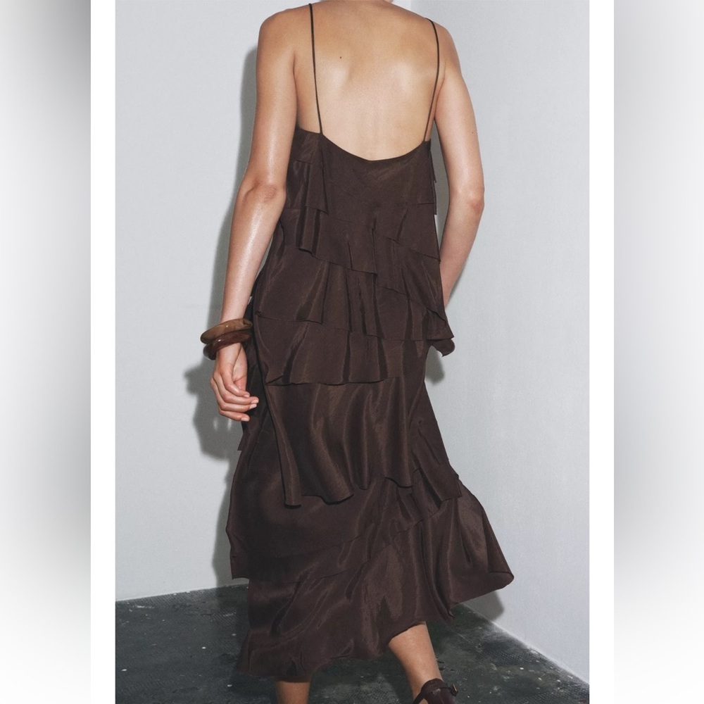 Zara ZW Collection Ruffled Dress - Picture 4 of 8